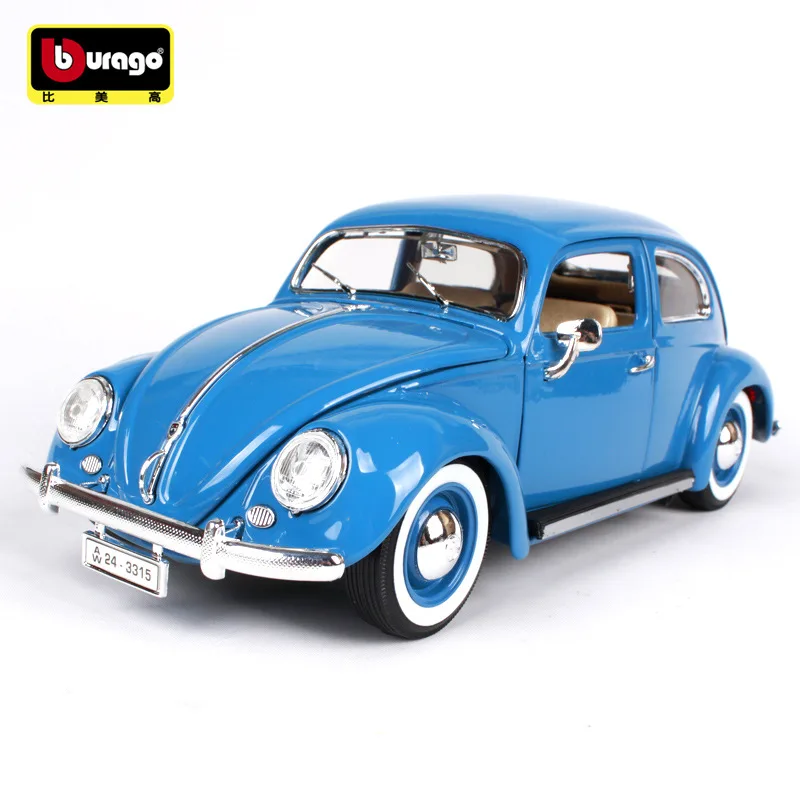 Bburago 1:18 1955 Жук Автомобильный брелок для автомобильных ключей имитационная модель