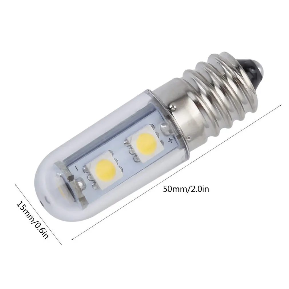 

2017 New Arrival 1x Mini E14 1W 7 LED 5050 SMD Nature/Warm White Refrigerator Light Bulb Lamp, 110V/220V