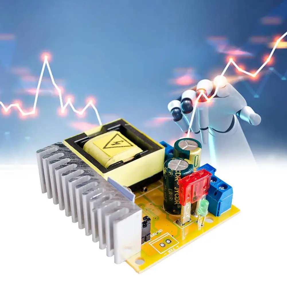 

DC-DC Boost Module High Voltage ZVS Capacitor Charging Voltage Gun Electromagnetic Adjustable Stabilizer 45-390V 780V C3P1
