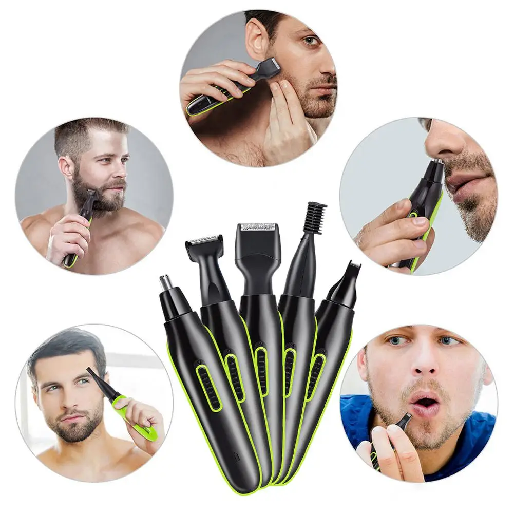 

Electric Hair Clipper Trimmer Professional 5 In 1 Multifunctional Compact Shaving Trimmer For Eyebrow Beard Trimer Hair Cutter
