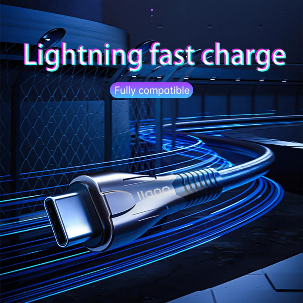 

LLANO USB C To Type C Cable 4K 5A 100W Type-C Fast Charging Charger Data Cord For Xiaomi mi 11 10 Huawei P30 Samsung Macbook Pro