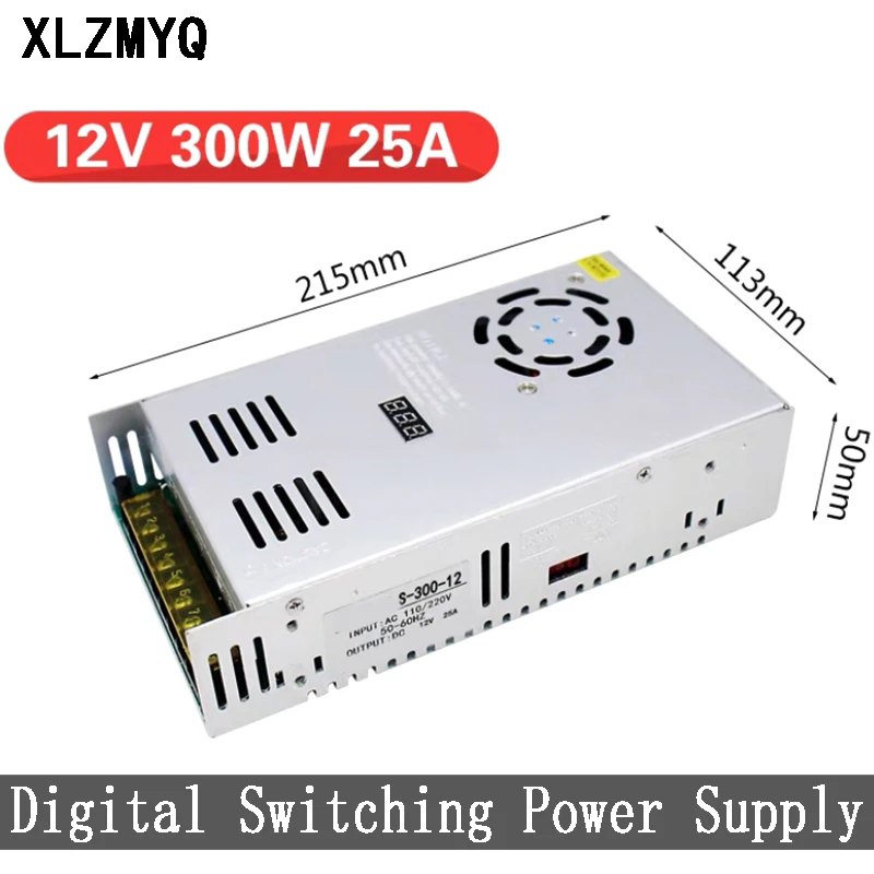 Регулируемый импульсный источник питания с цифровым дисплеем 300 Вт 360 400 500 600 110 В