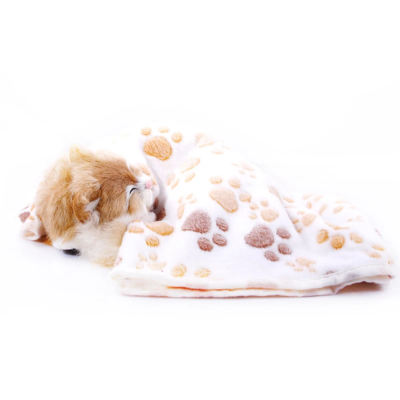 Мягкий флисовый многоразовый коврик для собак Манта Гато Couverture Pour Chien одеяло