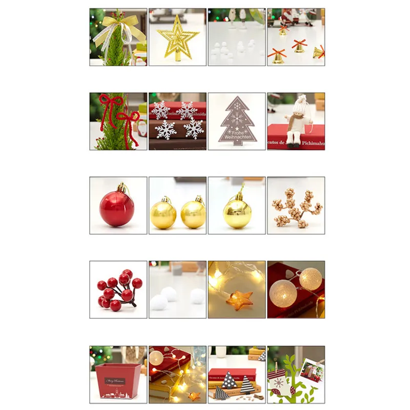 DIY искусственная Флокированная Рождественская елка украшение для рабочего стола