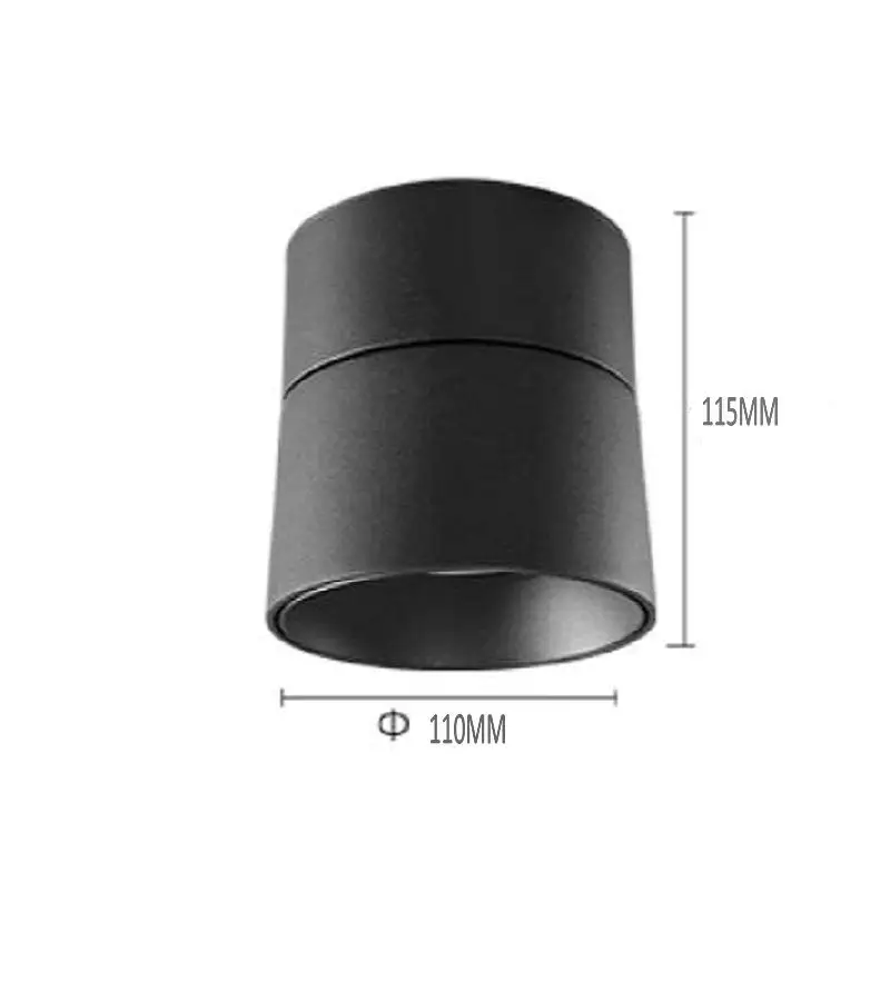 360 градусов вращения затемнения 20 Вт COB светодиодный потолочный светильник для