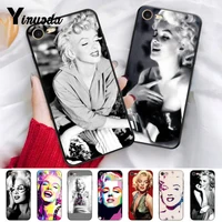 marilyn monroe pin up girl skin thin cell phone case for iphone 13 8 7 6 6s plus 5 5s se xr x xs max coque shell 11pro max