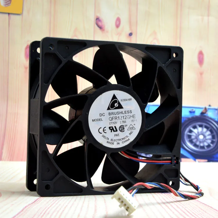 Подлинная Дельта QFR1212GHE 12V 2.7a 12038 муравьев S7 S9 до и после того как универсальный