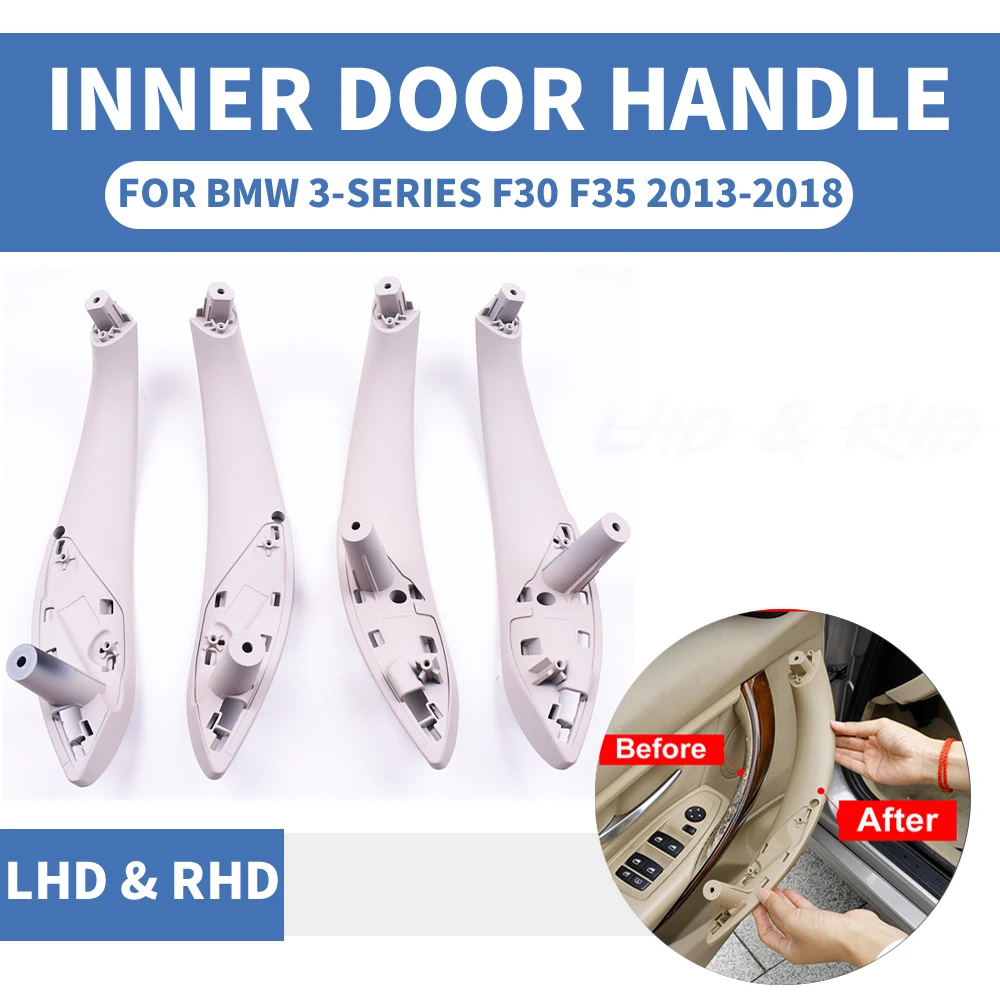 4 шт./комплект накладки на переднюю и заднюю ручку BMW F30 F80 F31 F32 F33 F35 2013 2018|Комнатные