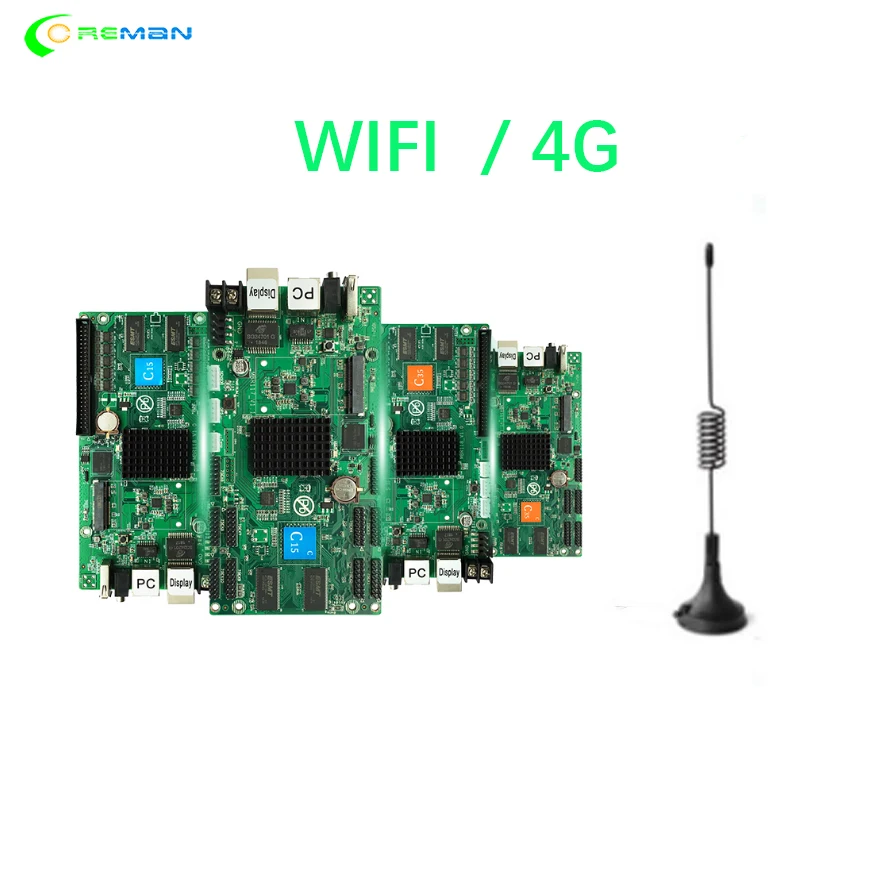 Карта памяти Huidu с асинхронным RGB светодиодным дисплеем поддержкой wi fi 3G 4G