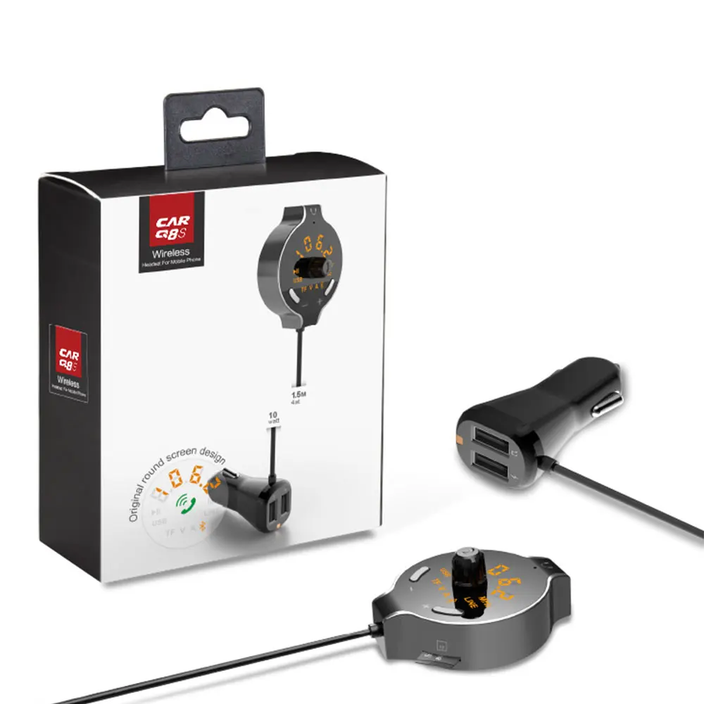ЖК дисплей Автомобильный комплект MP3 Bluetooth плеер USB Автомобильное зарядное