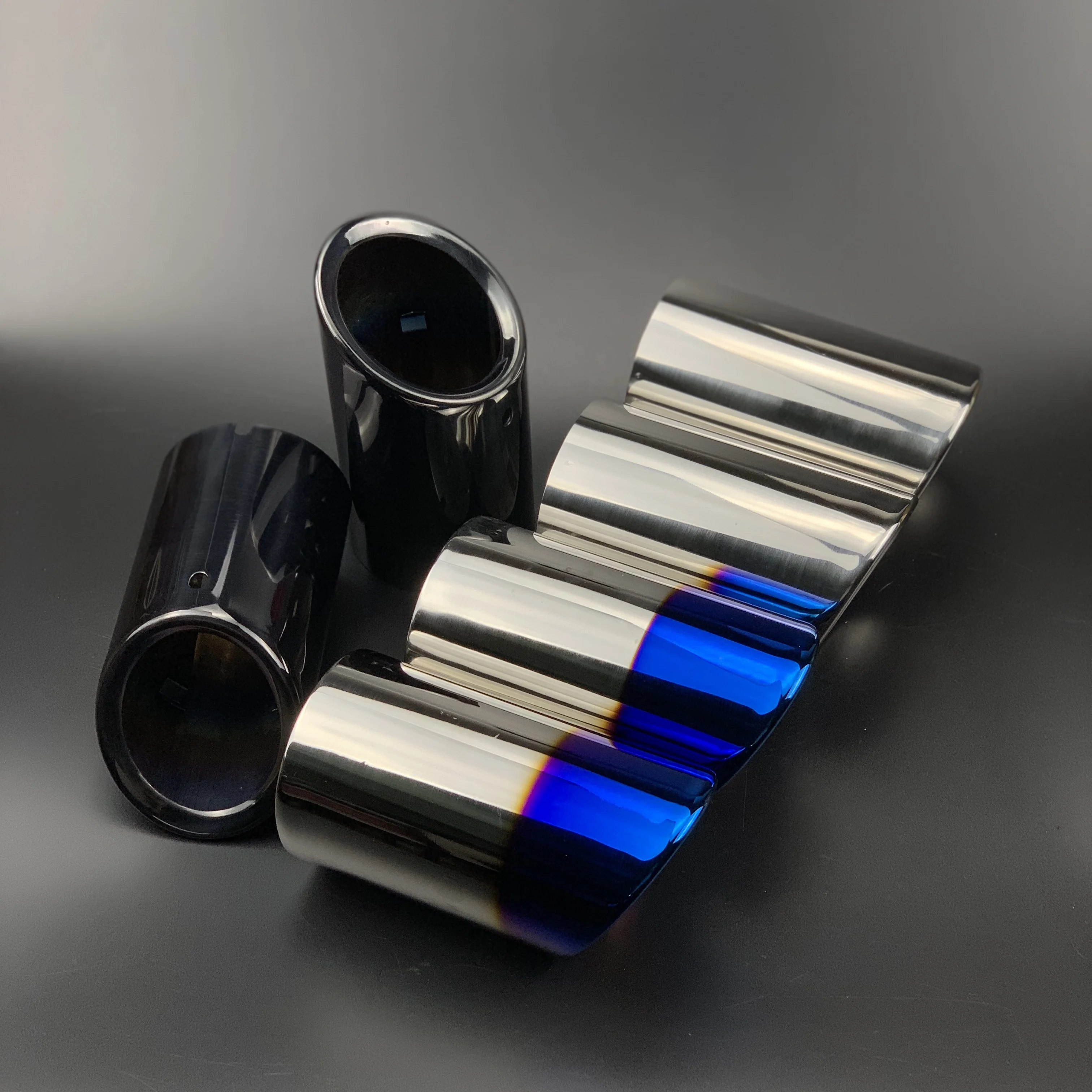 Автомобильный глушитель выхлопной насадки крышка трубы для Audi A4 B8 A3 A1 A6 Q5 A5