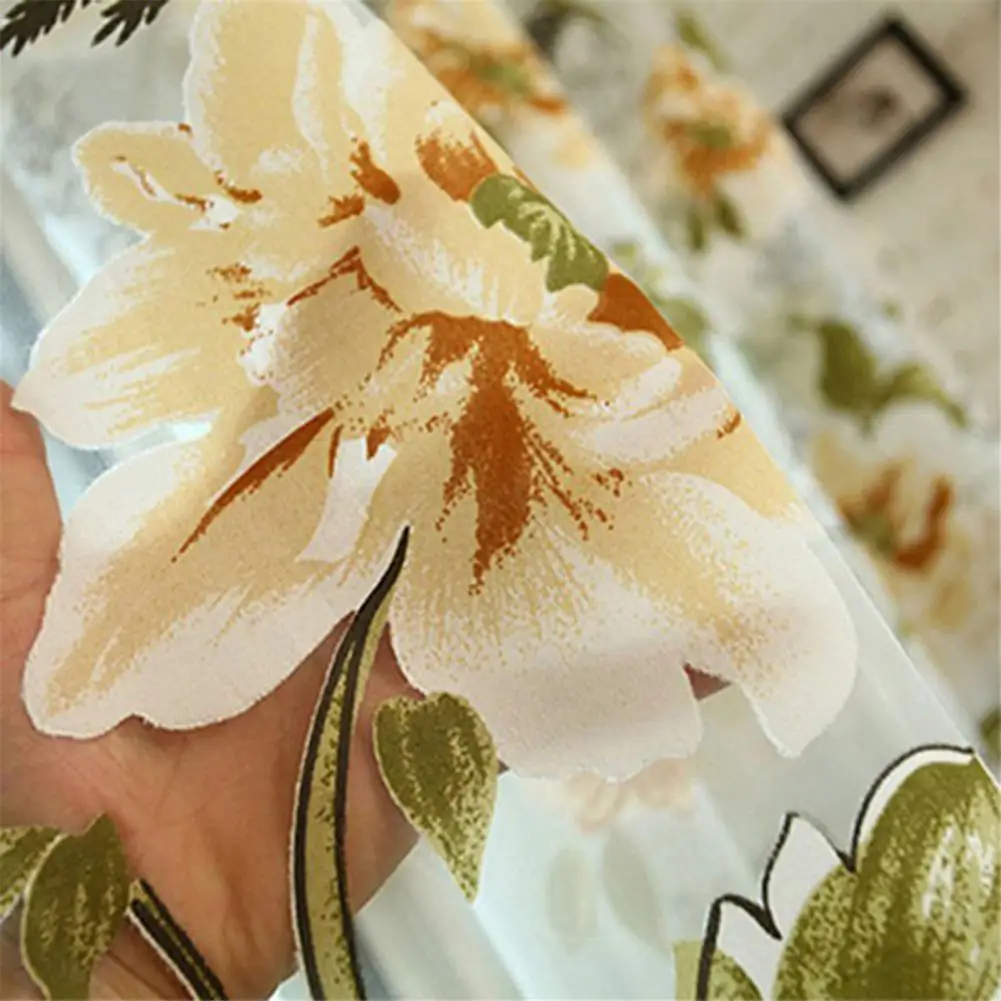 

Upscale Elegant Romantic Flower Embroidered Chinese Fabric Tulle Sheer 3D Window Curtain Home Bedroom Livingroom Hotel Supplies