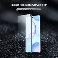 for Huawei Nova 9 Screen Protector NILLKIN Impact Resistant Curved Fully Glued Soft Film for Huawei Nova 9 Pro