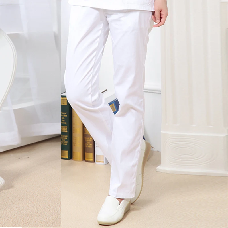 

Scrubs Pants Work trousers SPA uniforms Scrub Pants Cotton More Pockets pet beauty work Uniform Bottoms beautician accessories