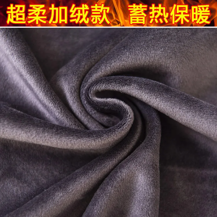 

PT70 Autumn and winter plush and thickened large men's sweater with round neck and loose collar