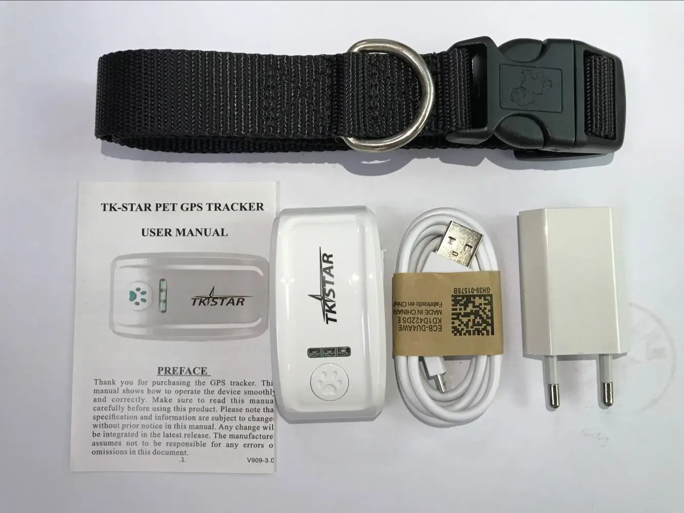 Tkstar Tk909 собака gps GSM GPRS трекер устройство определения местоположения gps устройство слежения с ошейником для собаки кошки Бесплатное отслеживание веб-приложений