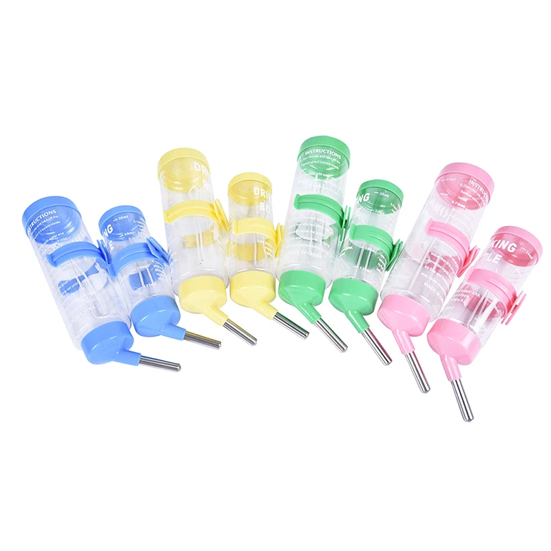 Пластиковые для хомяка Питьевая Бутылка диспенсер воды подвешивание собака