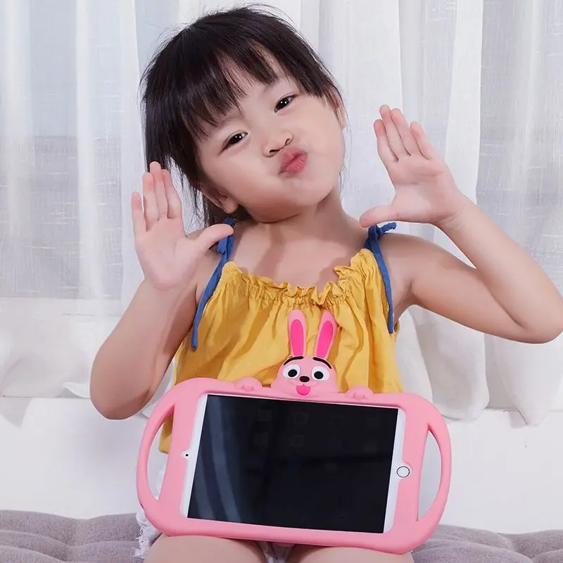 kids silicone case for huawei mediapad t5 10 10 1 rubber cartoon cute cover huawei honor tablet 5 ags2 w09l09 shockproof fundas free global shipping