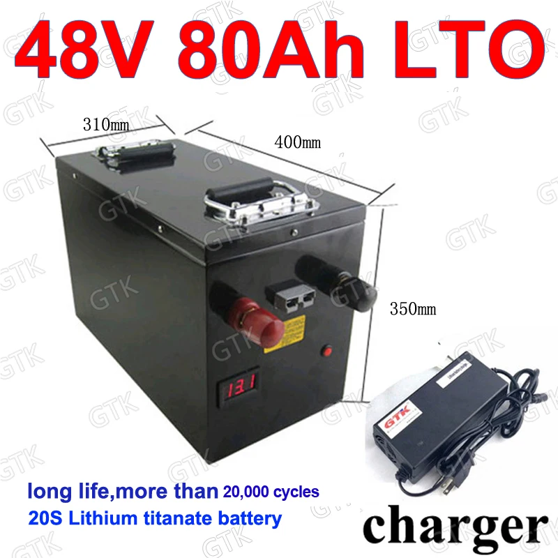 2 шт. LTO 22S 52V 70AH литиевая батарея bluetooth BMS приложение 4 V для 7000W вилочный погрузчик