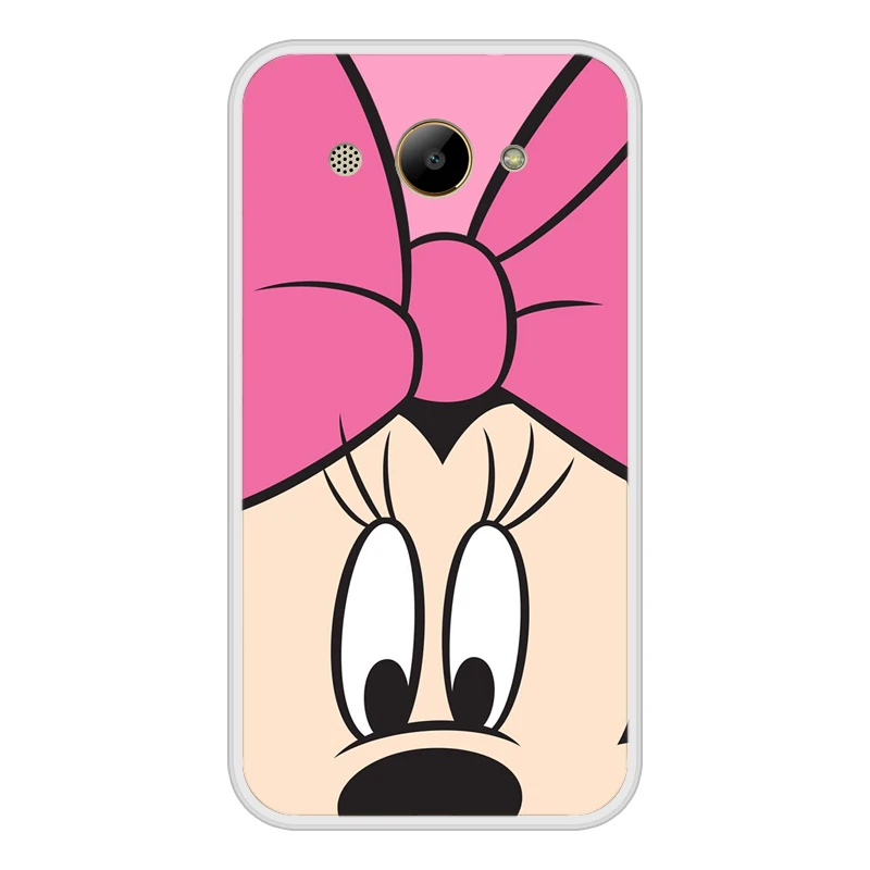 Чехол для телефона Huawei Y3 2017 Мягкий силиконовый чехол из ТПУ с рисунком Микки и