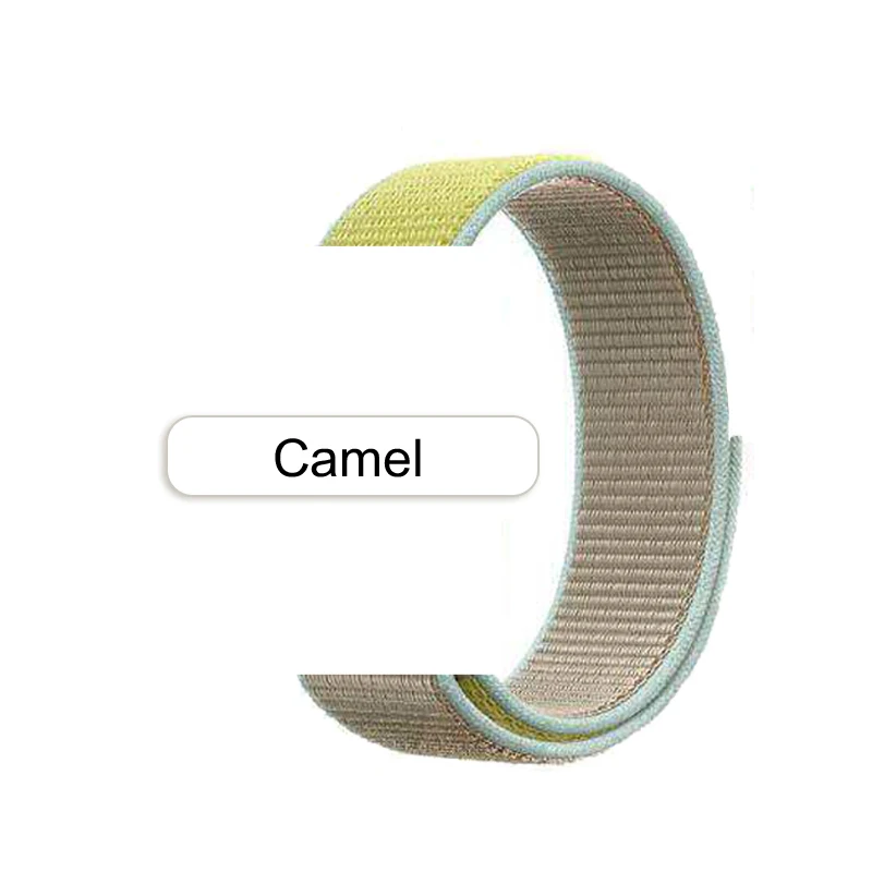Новый Camel браслет для наручных часов iWatch 6 5 размеров 44 40 mmNylon спортивные часы с
