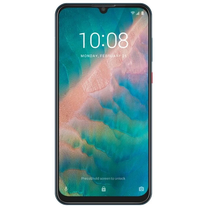 Смартфон ZTE Blade V10 64Gb 4Gb синий 3G 4G 2Sim 6.3&quot IPS 1080x2280 And9 16Mpix 802.11 a/b/g/n/ac NF|Смартфоны| |