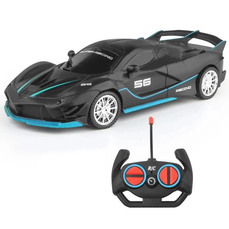 

Hot 1:16 4 Channels RC Car With Led Light 2.4G Radio Remote Control Cars Sports Car High-speed Drift Car Boys Toys For Children