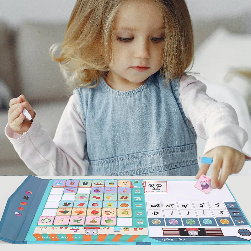 Список покупок для детей игра Монтессори Когнитивная классификация обучающая