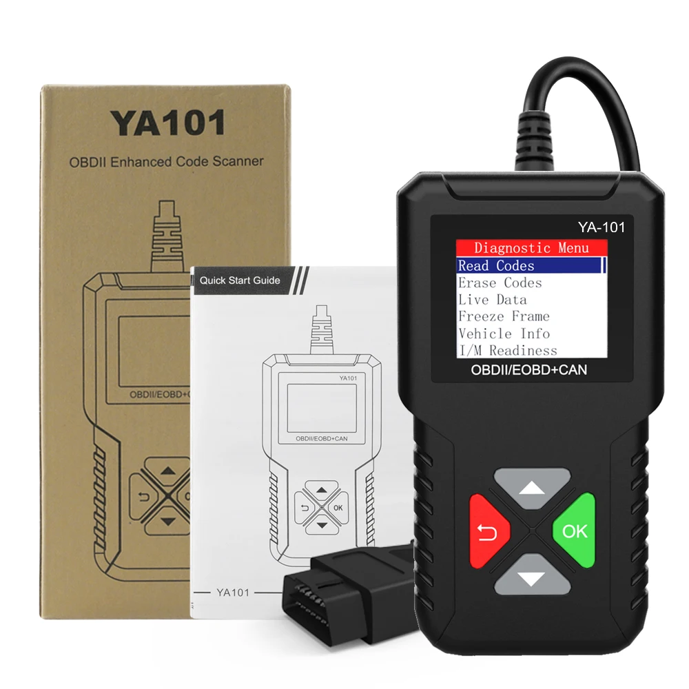 Сканер диагностический YA101 OBD 2 профессиональный Автомобильный сканер для