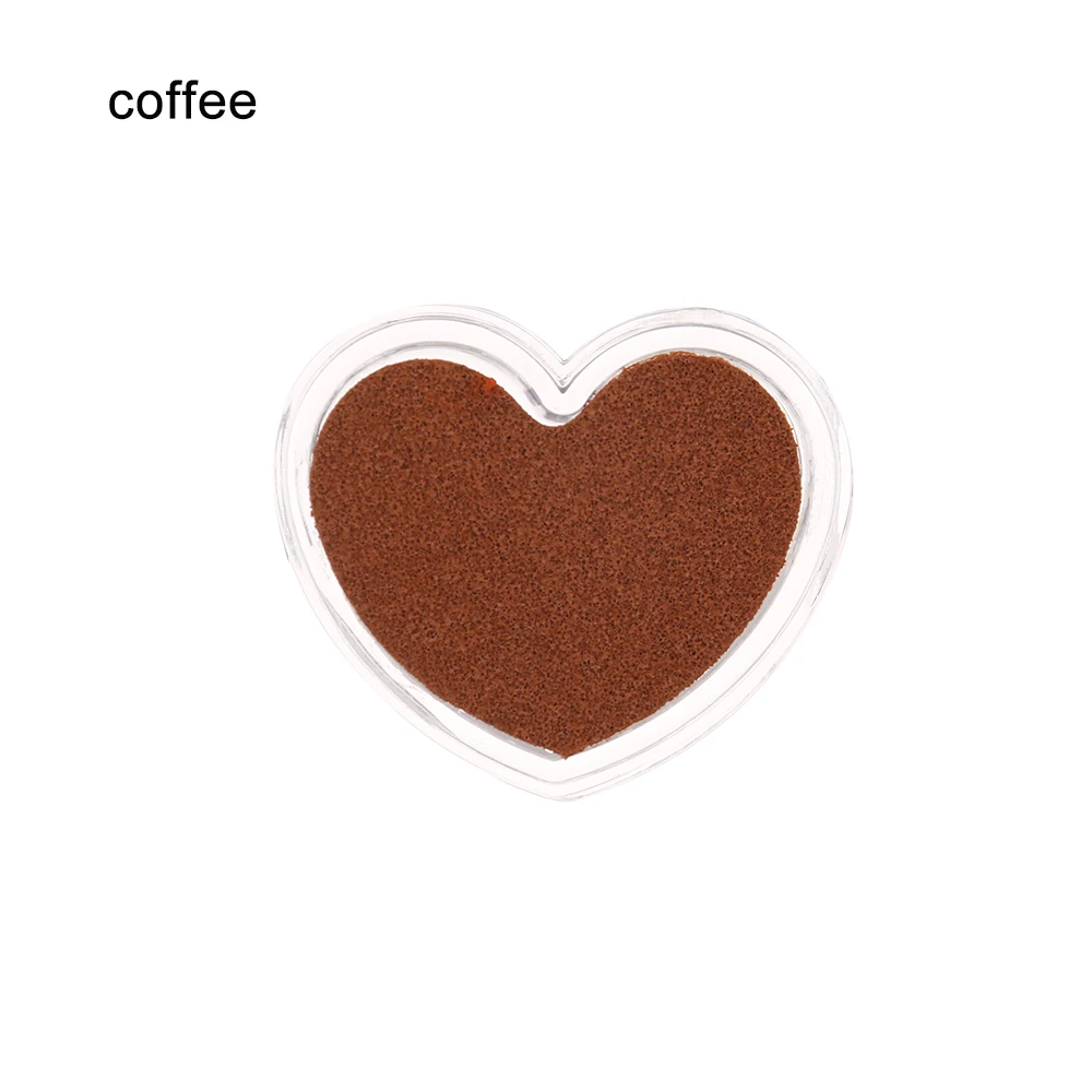 coffee-02 1 шт. цветные нетоксичные градиентные цветные штемпельные подушечки чернильная подушечка печать на масляной основе отпечаток пальца практичные DIY художественные аксессуары для детей - Цвет: coffee-02