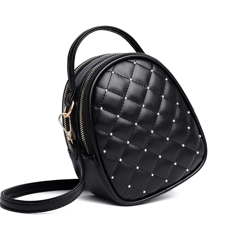 Модная женская сумка из искусственной кожи сумки мессенджеры с шариками женские