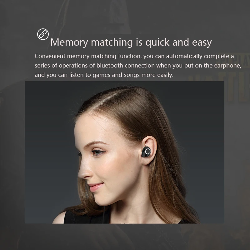 Uiisii tws11 Беспроводная bluetooth-гарнитура mini touch ipx6 водонепроницаемая, Высококачественная портативная гарнитура с зарядным устройством с микрофоном