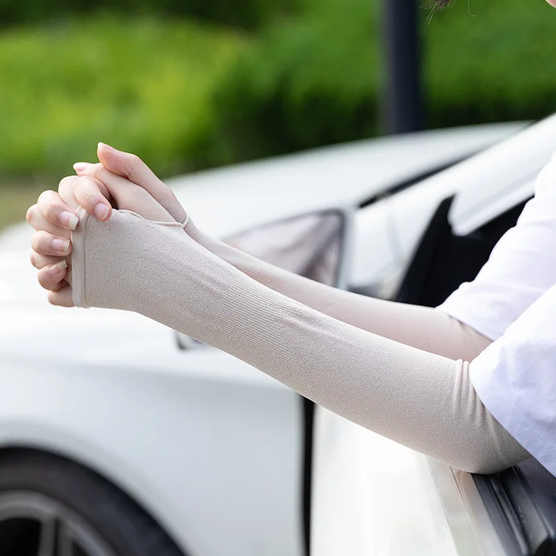 Женские летние длинные перчатки без пальцев 1 пара|arm warmers|winter arm warmersarm knitting |