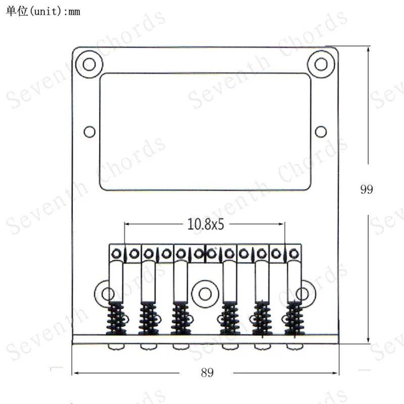 Набор гитарных струн мостовое седло хардтейл мост с верхней загрузкой для
