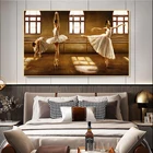 Винтажная картина маслом балерины девушки Куадрос плакаты и принты на холсте балерина Настенная картина для декора гостиной