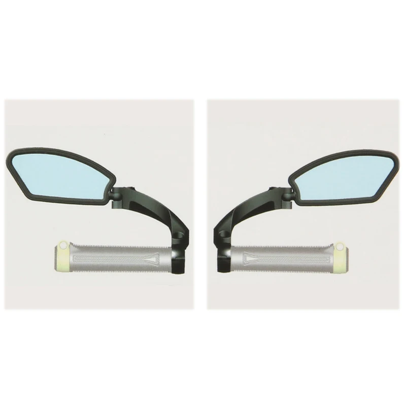 1 шт. Гибкая велосипеда зеркало заднего вида руль круглый Форма Горный Дорожный