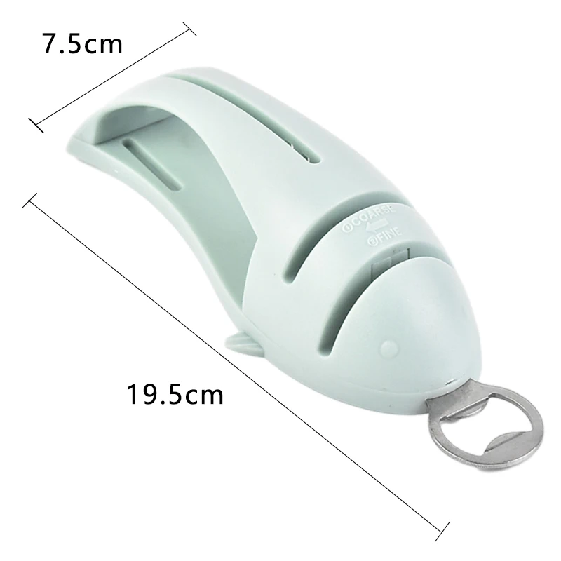 

Multi-Function Knife Sharpener Diamond Knife Shears and Scissors Sharpening Stone Knife Holder Kitchen Tools Can Be As Opener