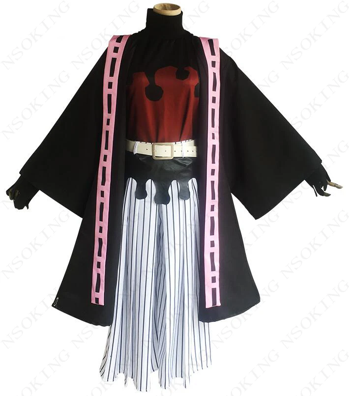 full set Аниме Demon Slayer: Kimetsu no Yaiba Douma Косплей Костюм - Цвет: full set