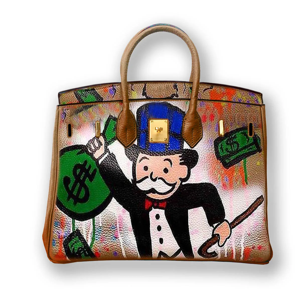 Женская дизайнерская сумка-тоут ручной работы из натуральной воловьей кожи |