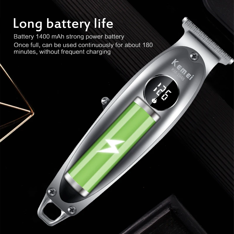 kemei professional hair clipper rechargeable trimmer shaving machine cutting beard electric razor | Красота и здоровье
