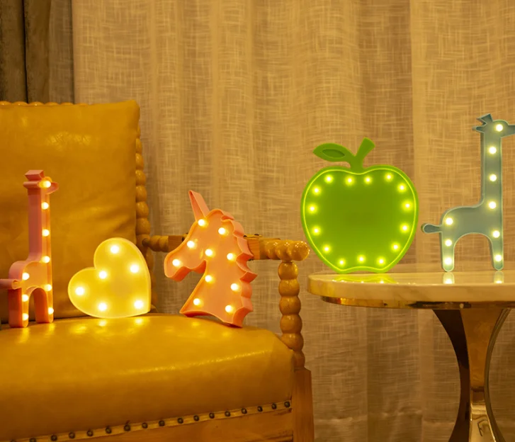 

Led shape lamp decorative small night lamp Christmas lantern string