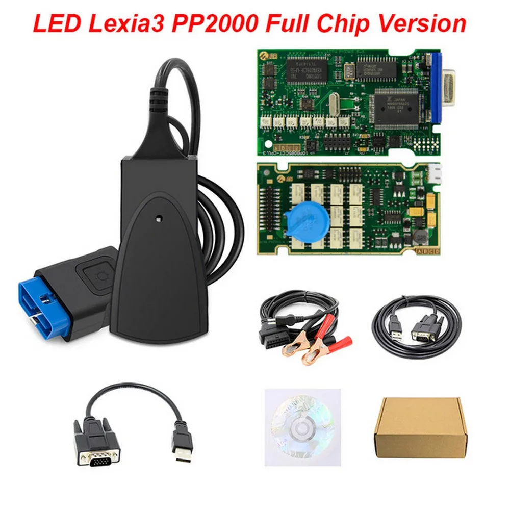 Автомобильный диагностический сканер Lexia OBD OBD2 Tool3 PP2000 Полный Золотой чип Diagbox V7.83
