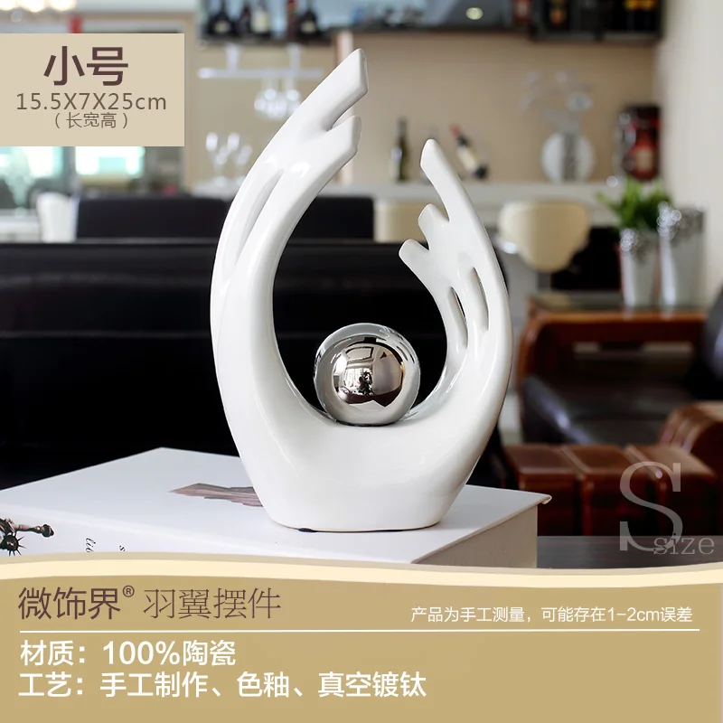 

Art Black Stand Figurine One Piece Craft Creative Desk Nordic Figurines Living Room Ceramic Couple Decoracion Home Decor DH50X