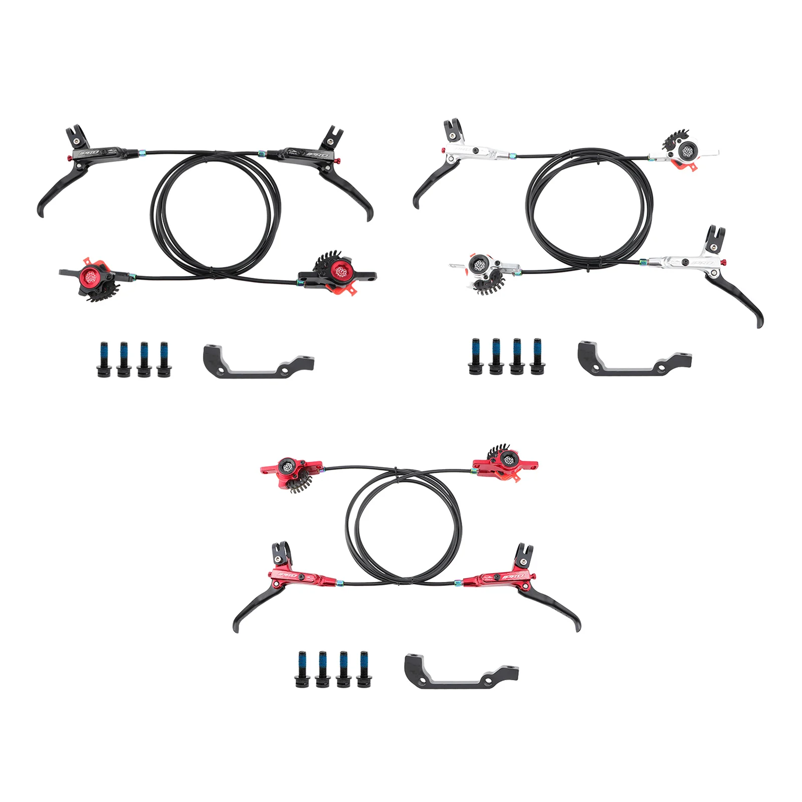 

Ultralight Bike Hydraulic Disc Brake Set Mountain Road Bicycle Brakes Kit