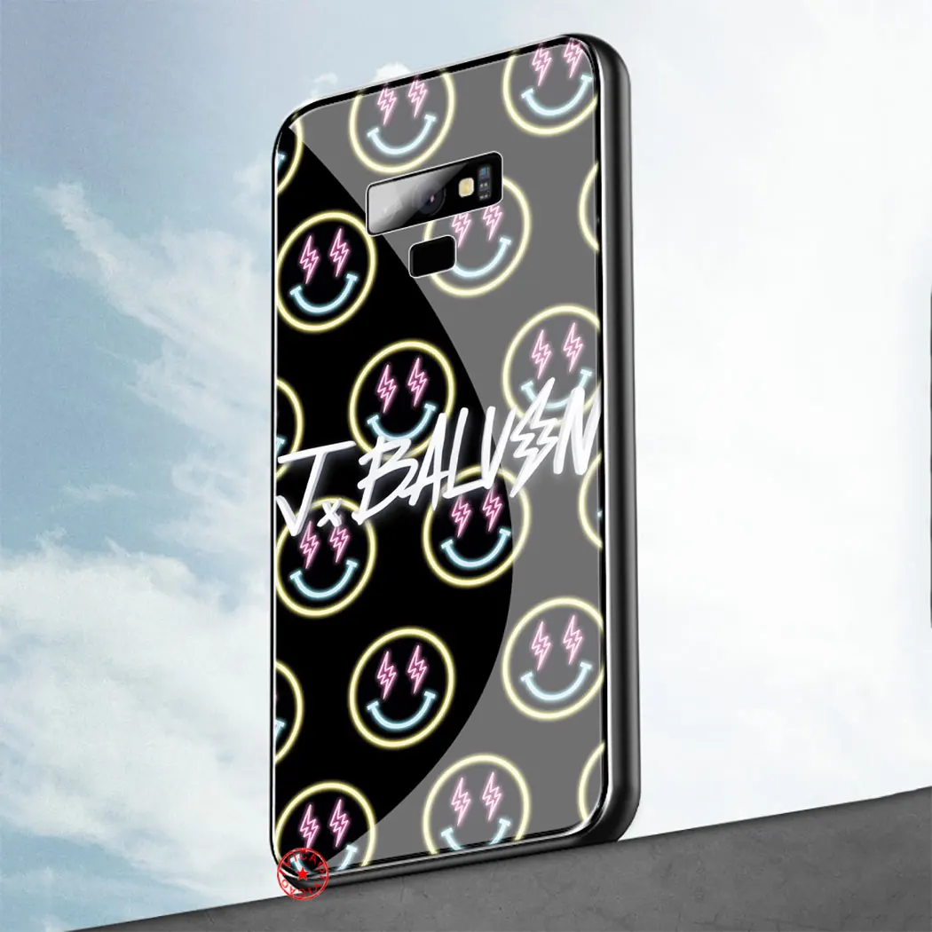 L56 певица J Balvin закаленное Стекло чехол для samsung Galaxy A70 A60 A50 A40 A30 A20 A10 S8 S9 S10 Note 8 9 10