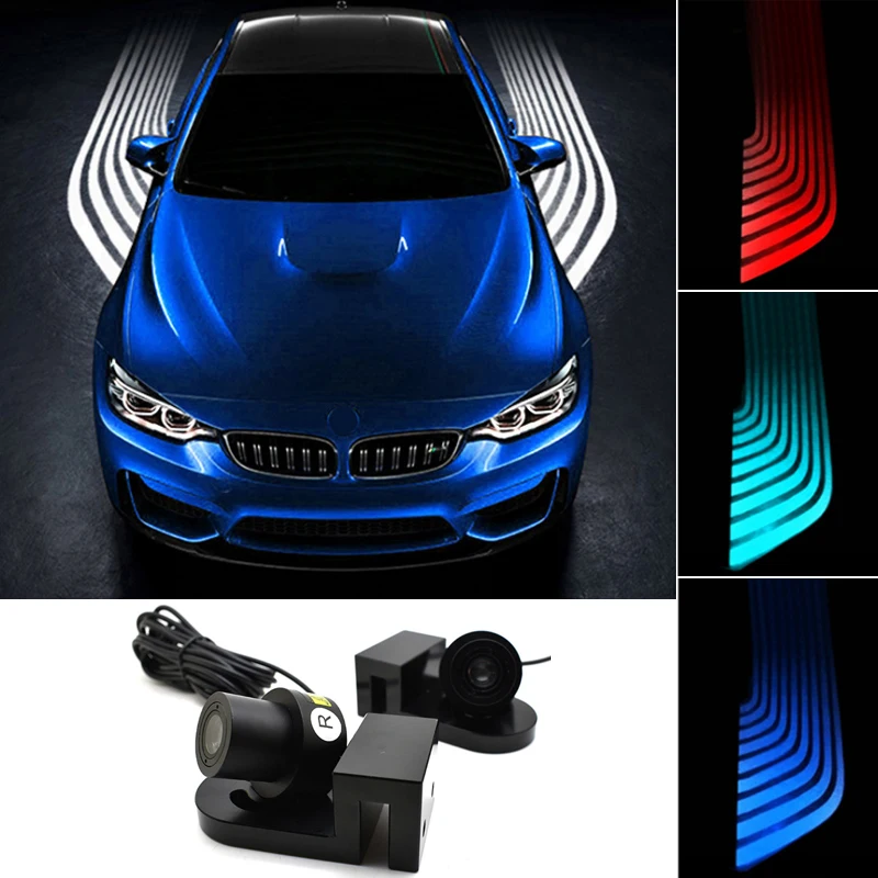 Новая Автомобильная светящаяся Светодиодная лампа для окружающего воздуха