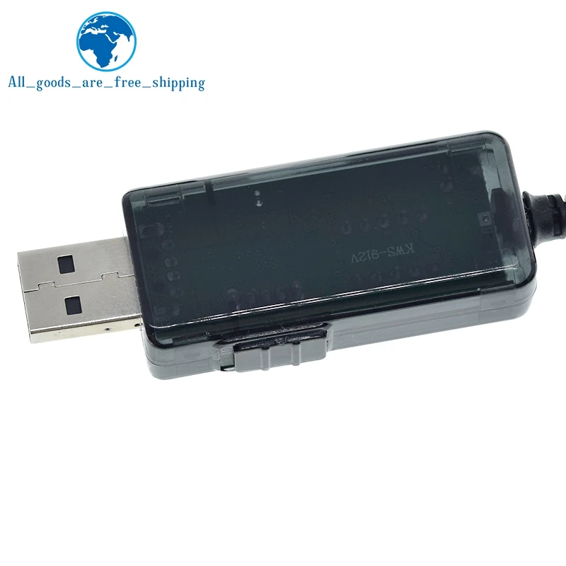 USB повышающий преобразователь постоянного тока от 5 В до 9 в 12 кабель + соединитель