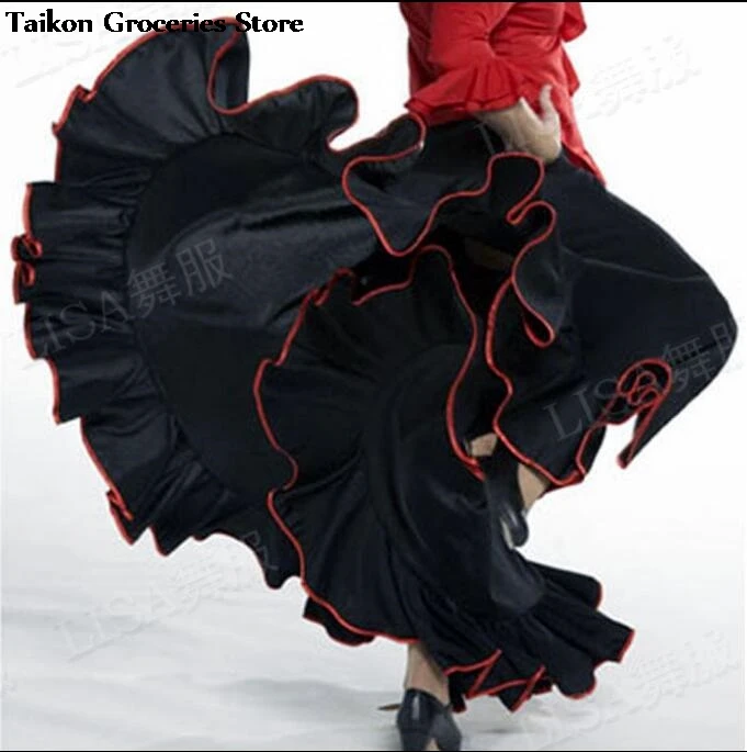 Фламенко юбки длинные танцевальные костюмы фламенко испанский Для