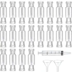 Пустой прозрачный тюбик для блеска для губ, 20 шт., пустые косметические контейнеры, контейнер для бальзама для губ, мини-тюбик для глазури губа многоразового пополнения, флакон для образцов