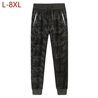 l 8xl men camouflage baggy sweat pants male casual large size gyms workout joggers trousers sports breathable mens sweatpants